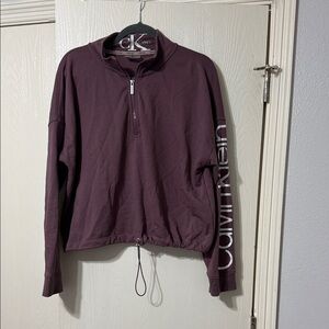 Calvin Klein purple yoga/workout jacket size XXL